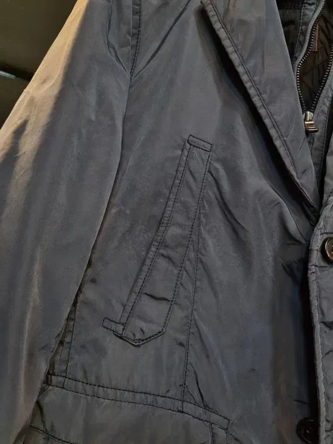 휴고보스 철로고 48사이즈 목폴라 터틀넥 분리가능 자켓 블레이저 상품이미지7