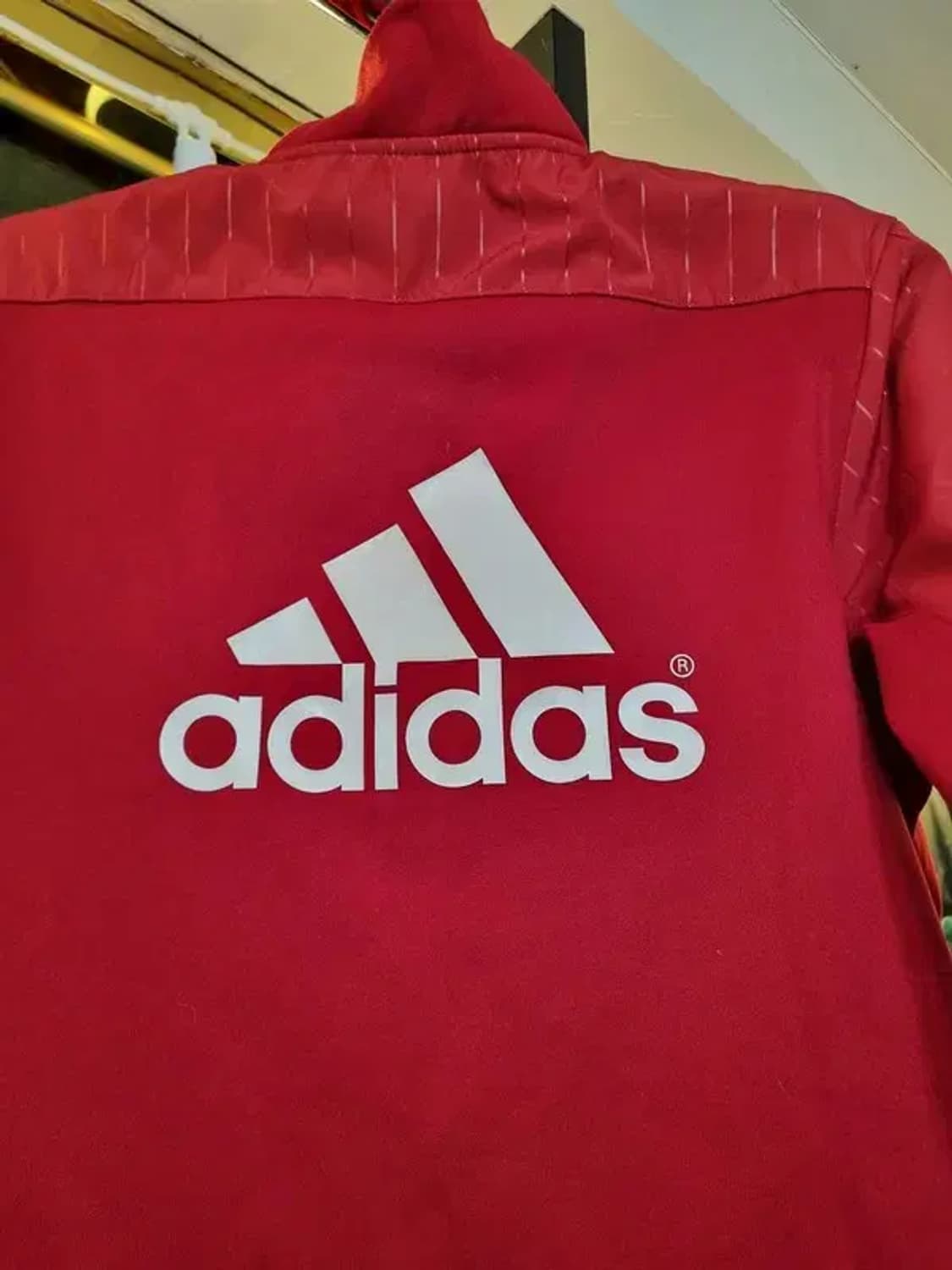 아디다스 맨유 쉐보레 블록코어 대장급 아노락 웜업 110사이즈 상품이미지10