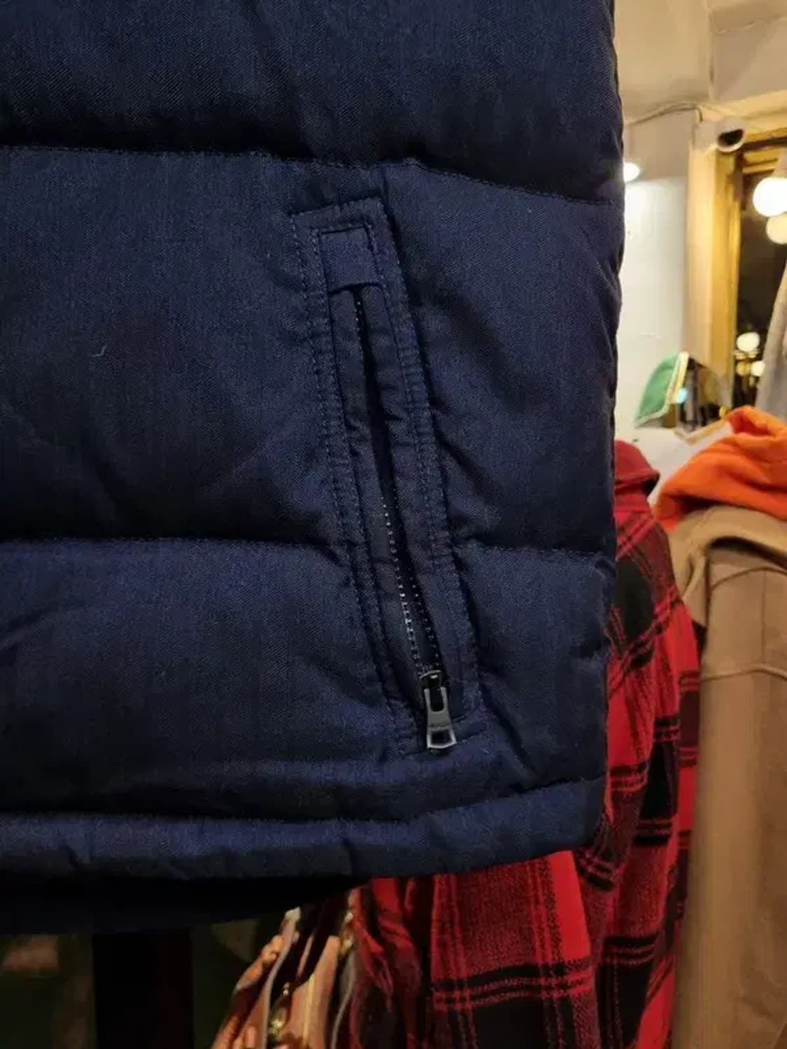 타미힐피거 XL사이즈 헤링본 패턴 깃털 다운 패딩조끼 상품이미지6