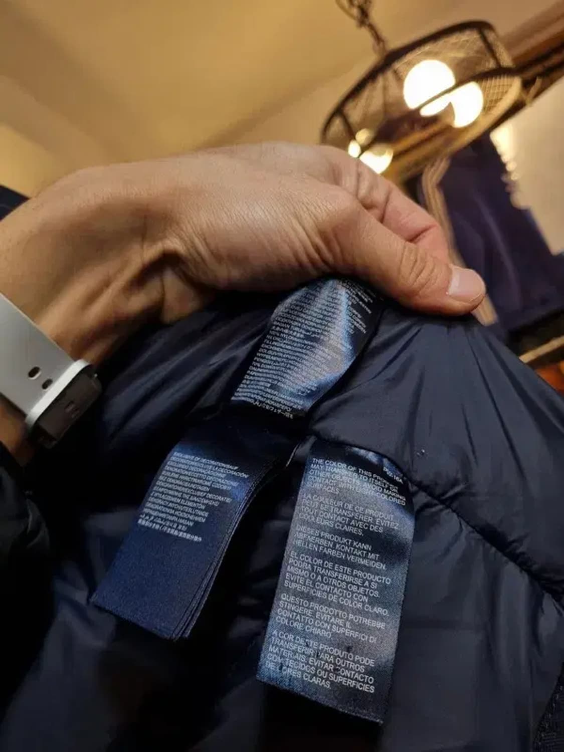 타미힐피거 XL사이즈 헤링본 패턴 깃털 다운 패딩조끼 상품이미지9