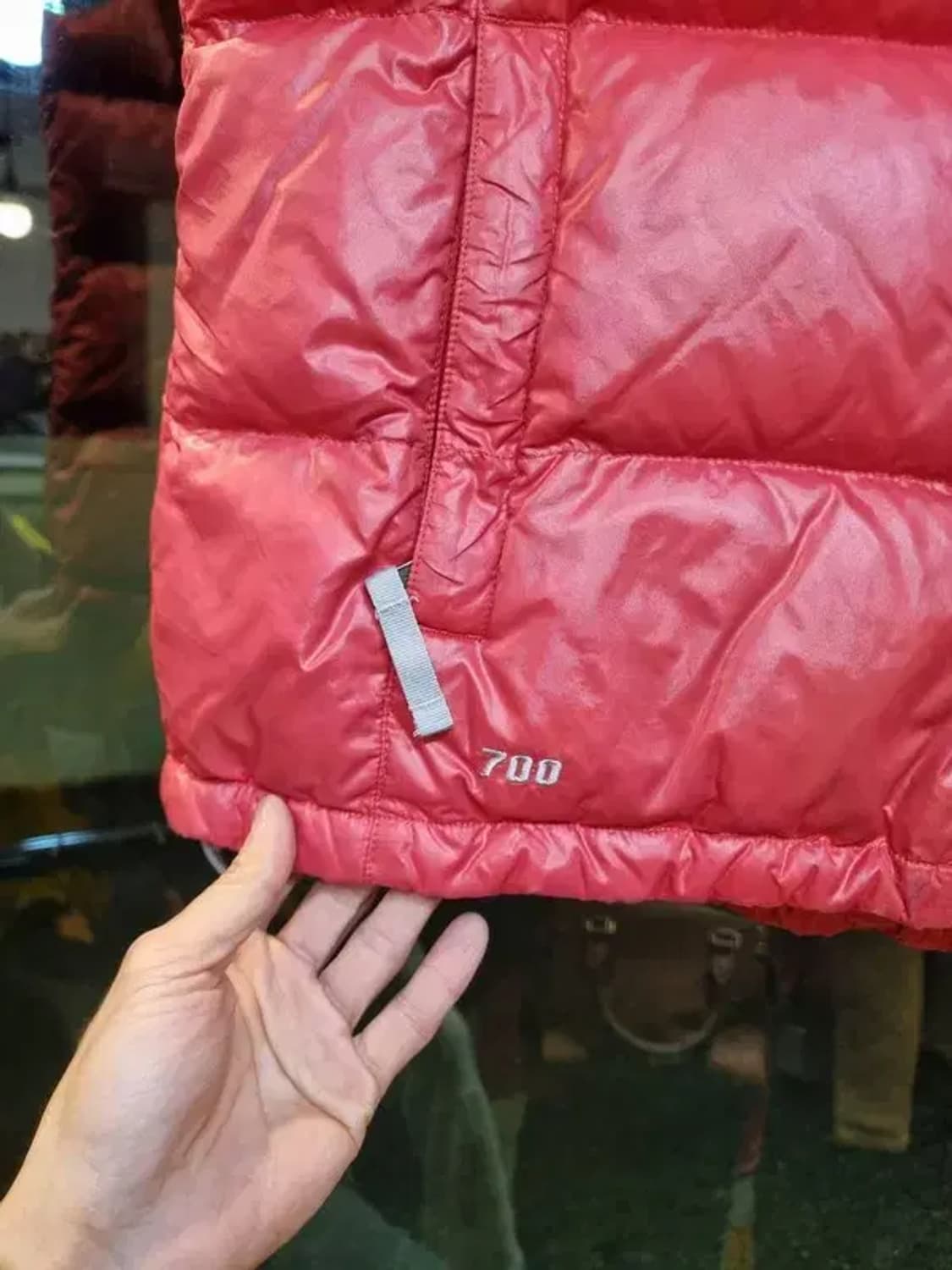 노스페이스 눕시 700 거위털 구스다운 패딩조끼 L사이즈 상품이미지5