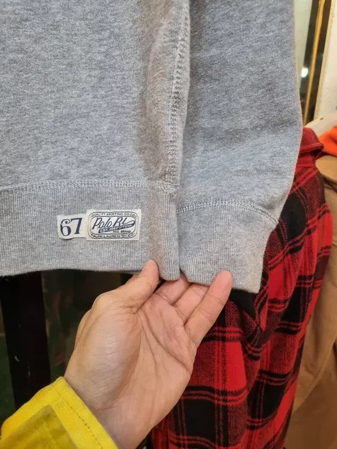 폴로 랄프로렌 엠블럼 빅로고 맨투맨 M사이즈 상품이미지5