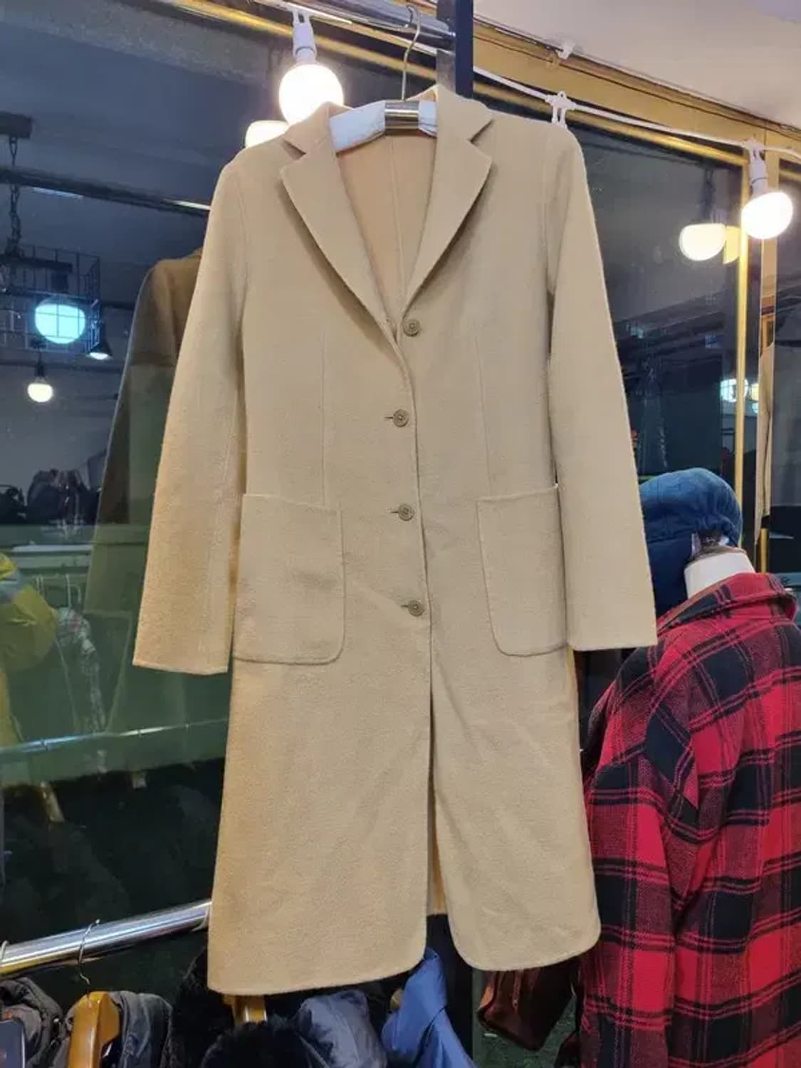 디케이앤와이 DKNY 울 앙고라 혼방 코트 4사이즈 상품이미지1