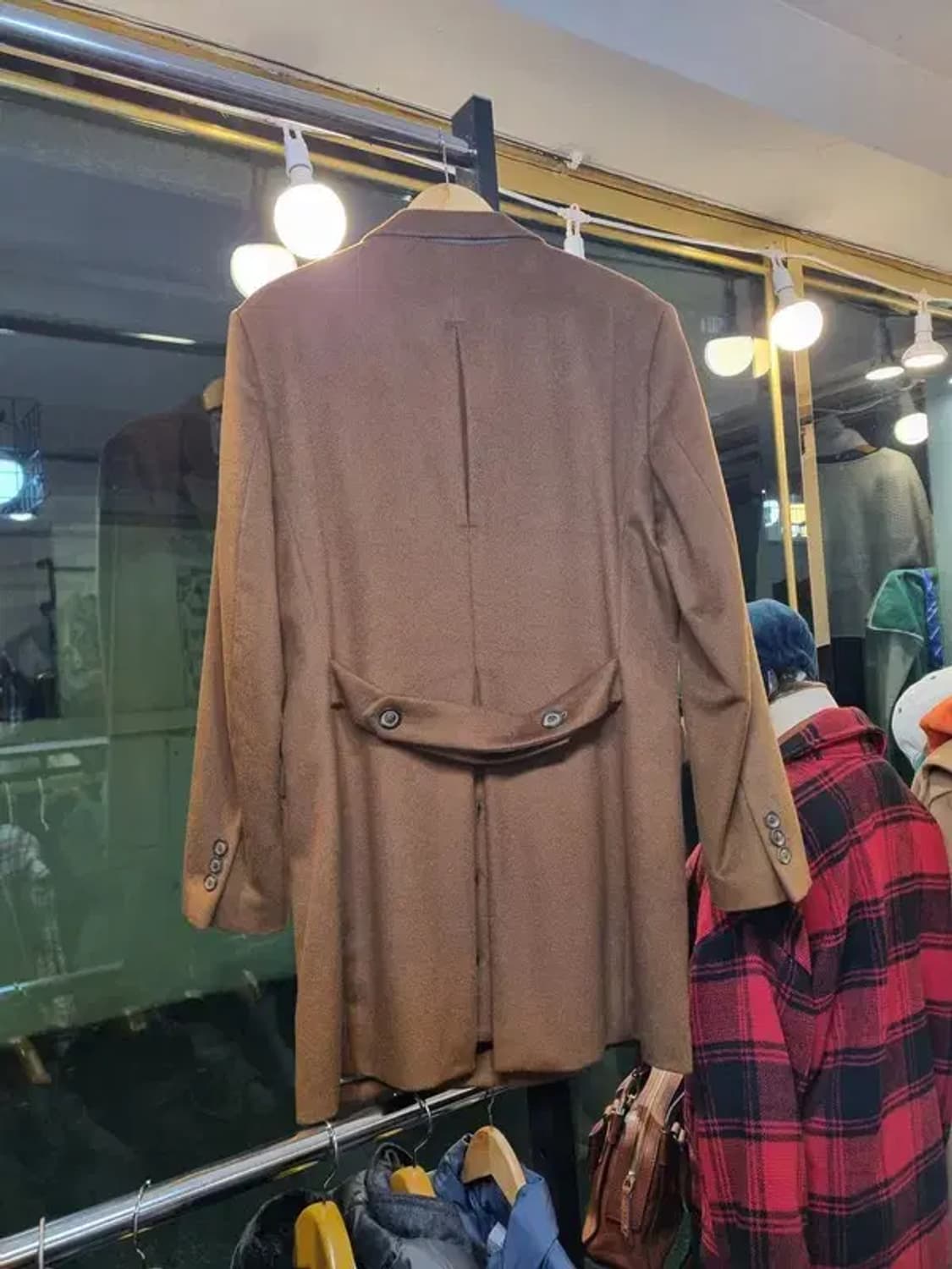 지오지아 실사이즈 100 캐시미어 울 혼방 코트 상품이미지3