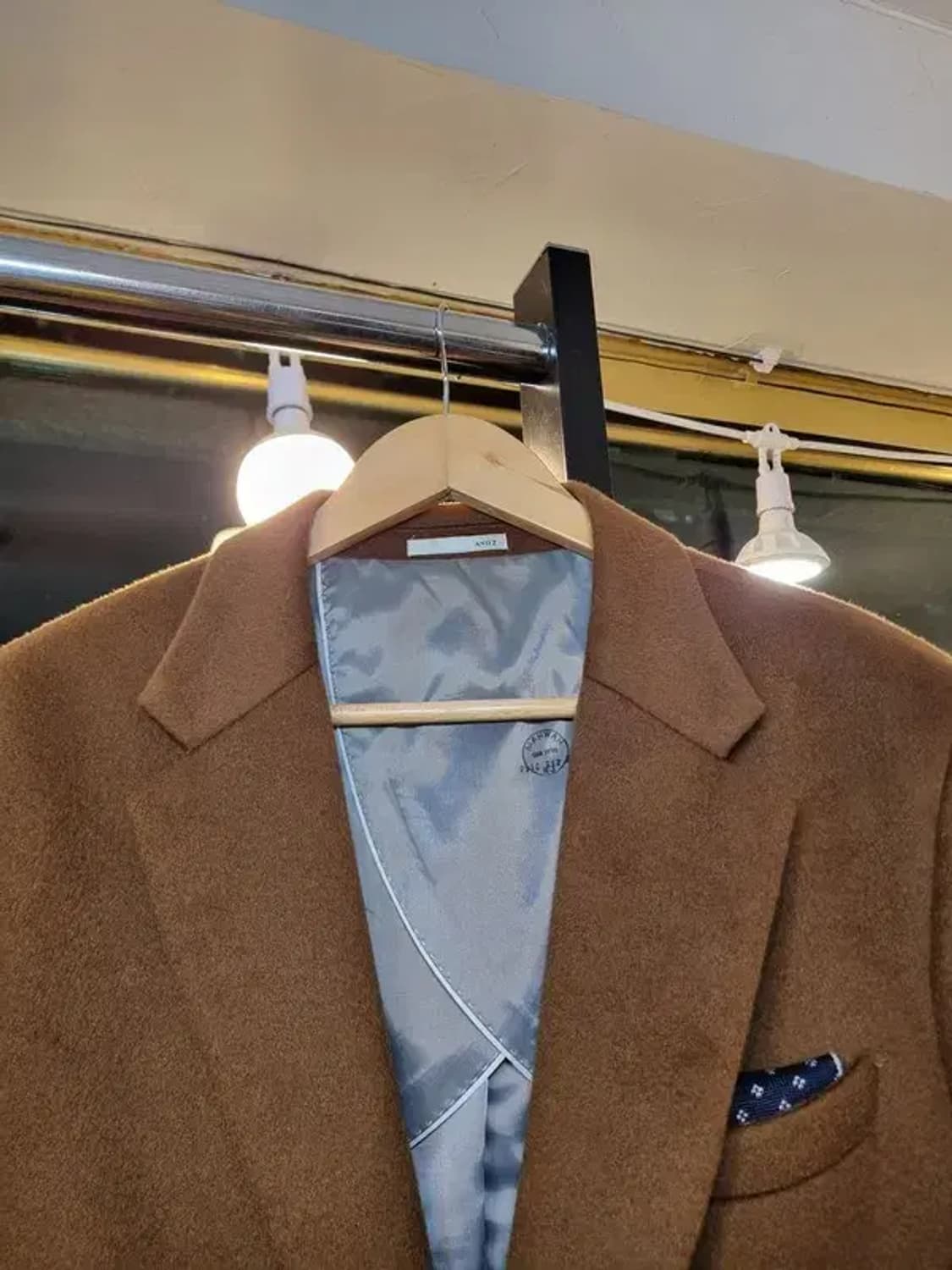 지오지아 실사이즈 100 캐시미어 울 혼방 코트 상품이미지4