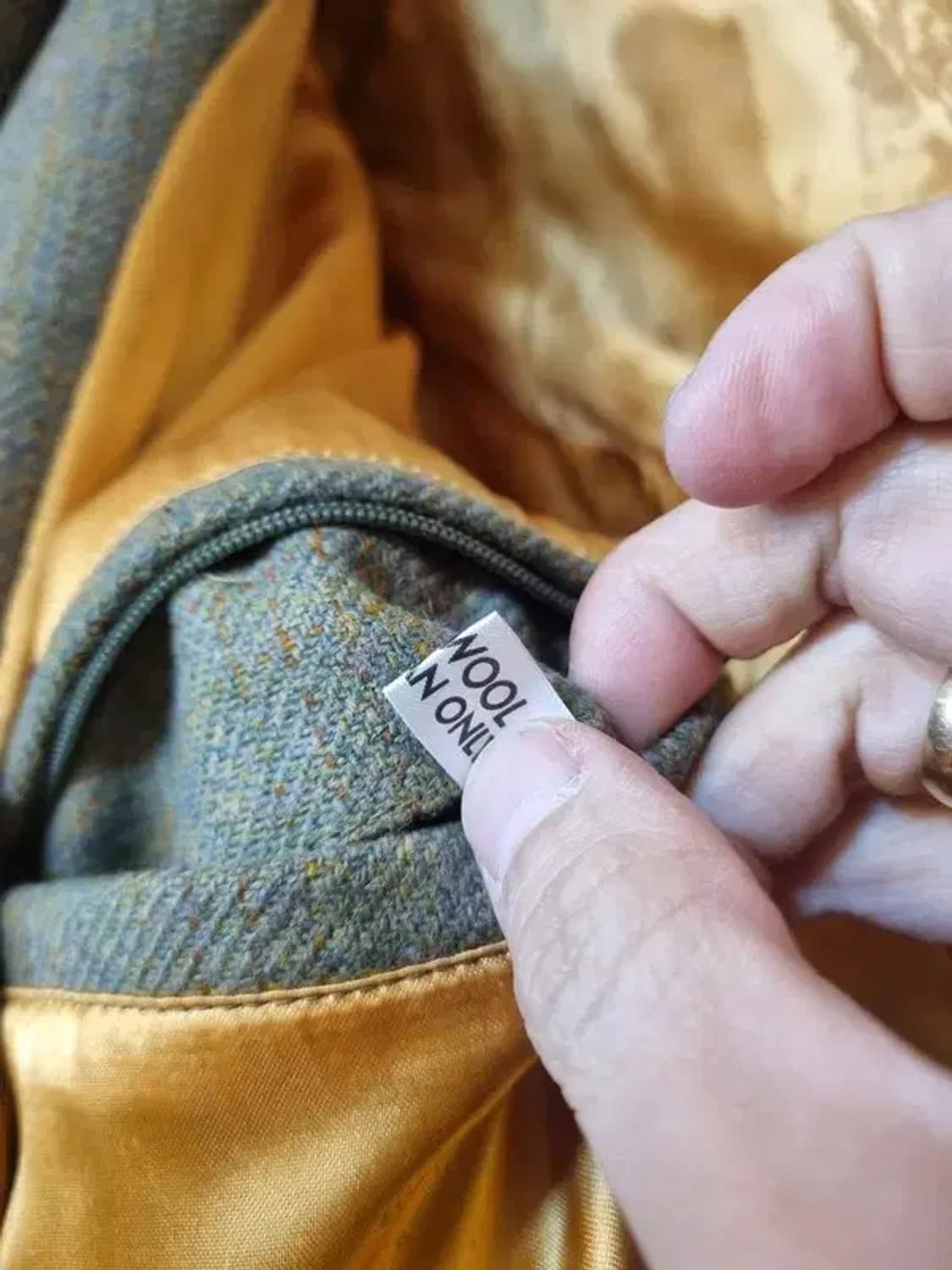 존파트리지 바버 실사이즈 105 건클럽 체크 클래식 자켓 상품이미지3