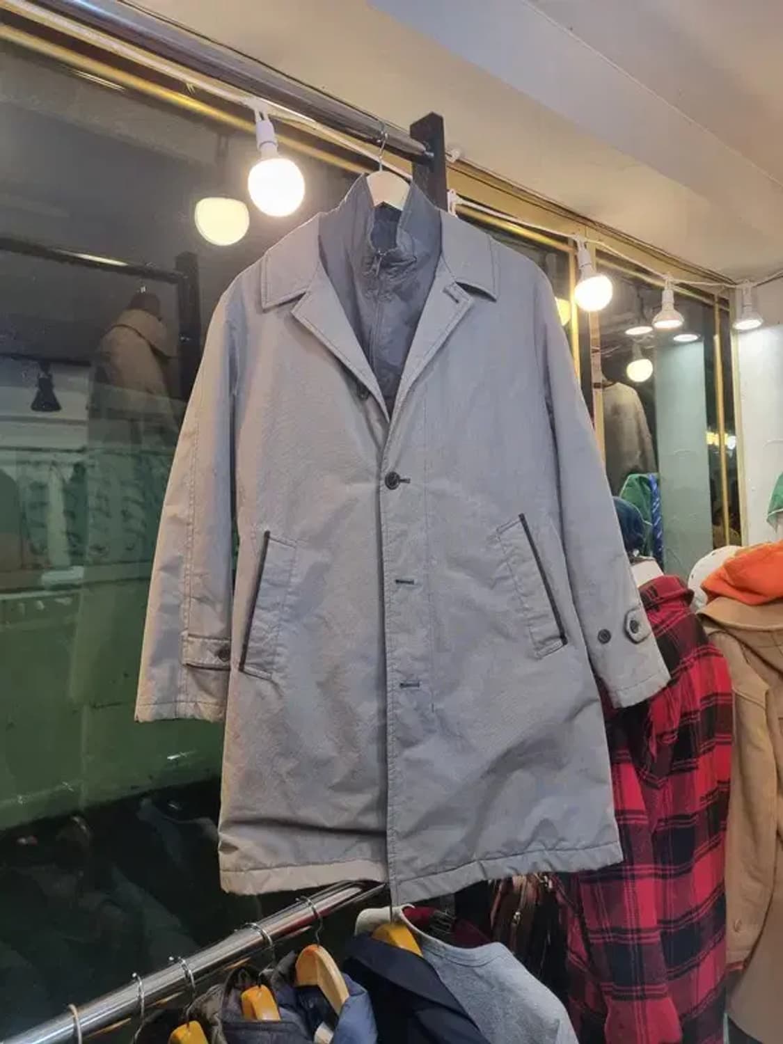 헨리코튼 사이즈 95 파일럿 스웨이드 라이닝 코트 상품이미지1