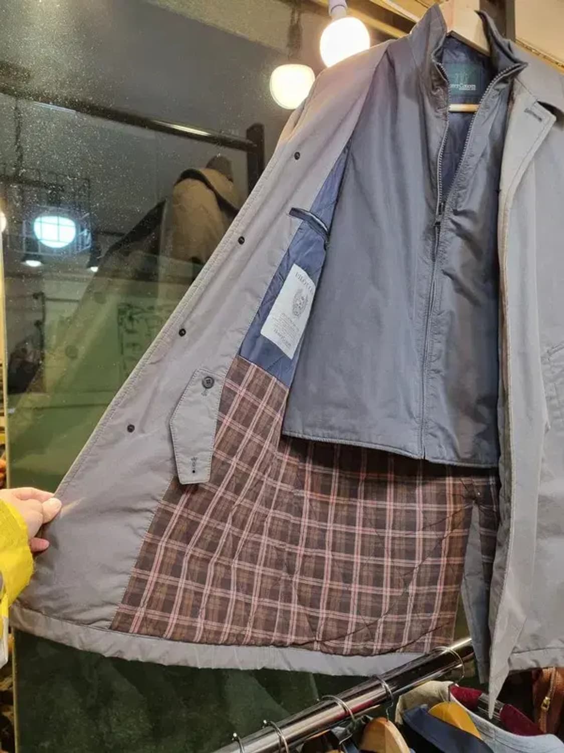 헨리코튼 사이즈 95 파일럿 스웨이드 라이닝 코트 상품이미지7