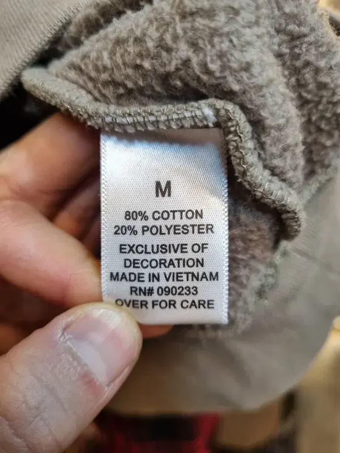 피어오브갓 에센셜 피오갓 실사이즈 XL 브릭그레이 로고 맨투맨 상품이미지7