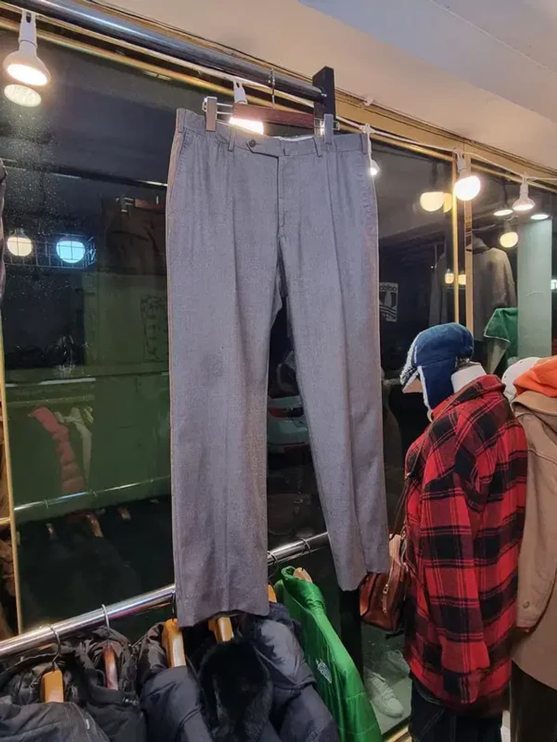 클래식 대장급 에르메네질도 제냐 울100% 트라우저 34사이즈 상품이미지1