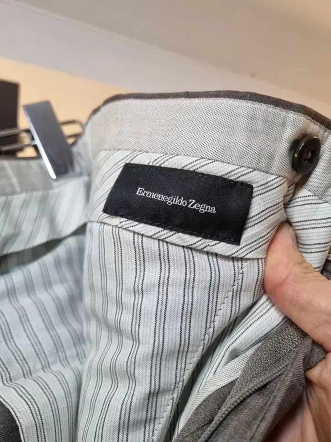 클래식 대장급 에르메네질도 제냐 울100% 트라우저 34사이즈 상품이미지5