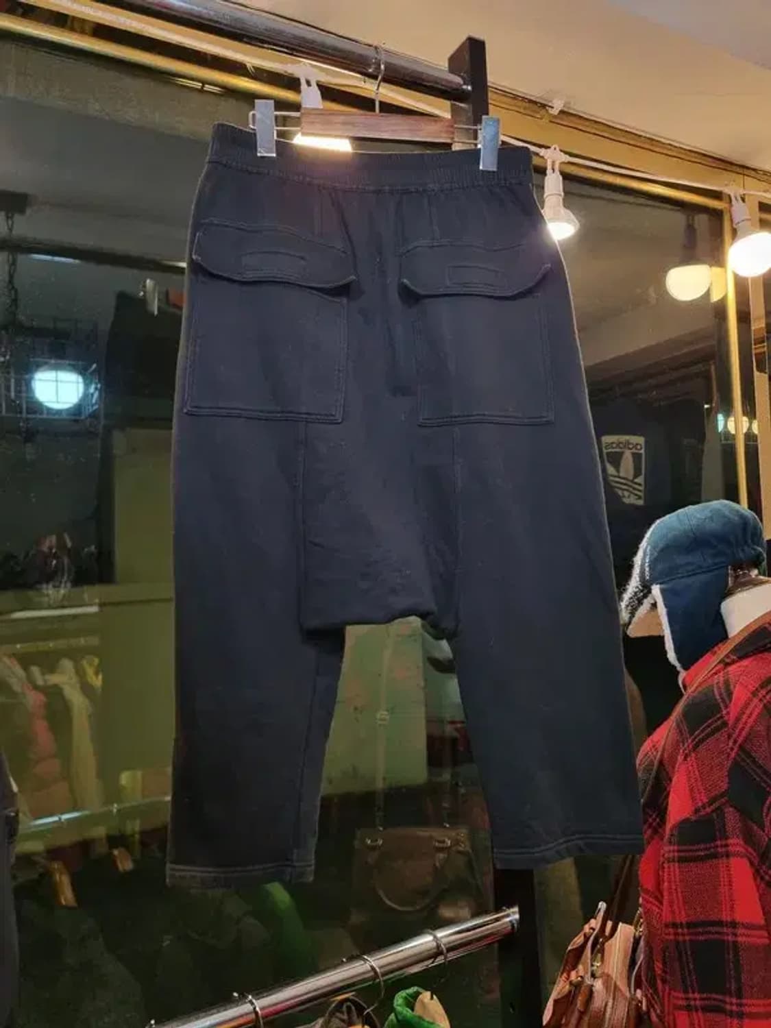 릭오웬스 다크쉐도우 L사이즈 롱 스트링 고프코어 배기팬츠 상품이미지3