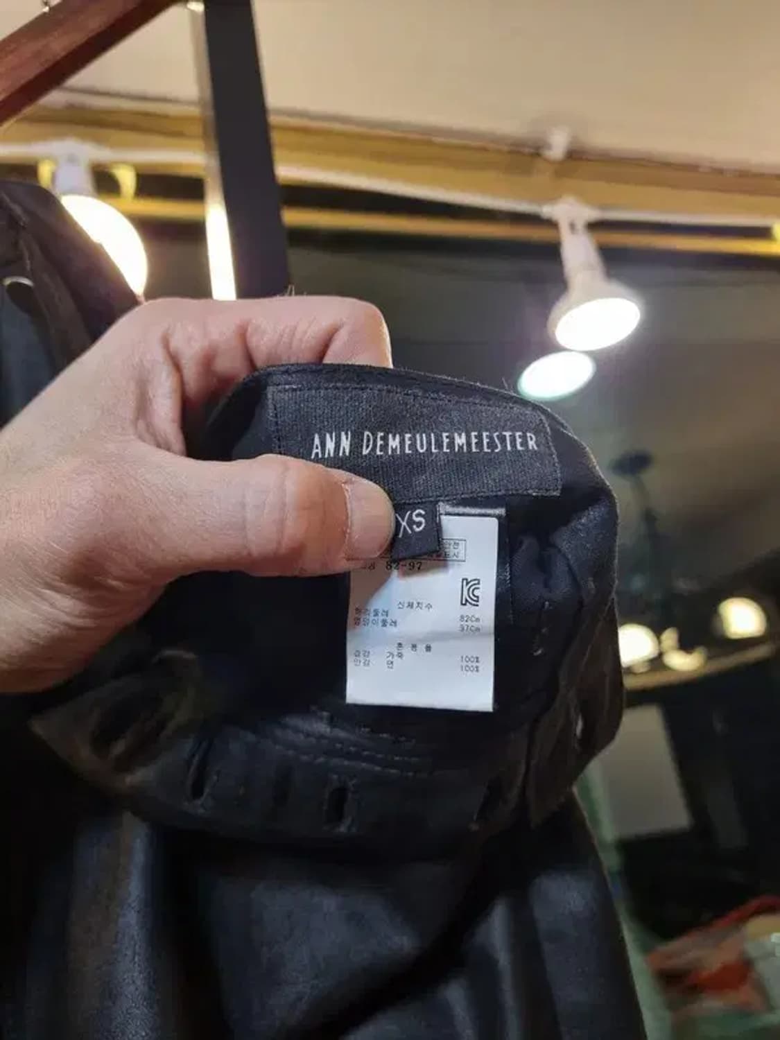 대장급 앤 드뮐미스터 고딕 리얼레더팬츠 32사이즈 상품이미지7