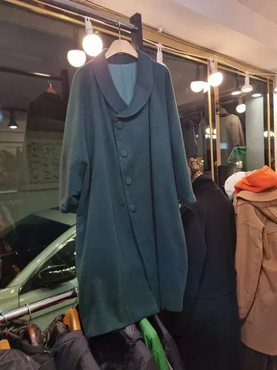 여성 캐시미어 100% 실사이즈 77~88 오버사이즈 코트 상품이미지1