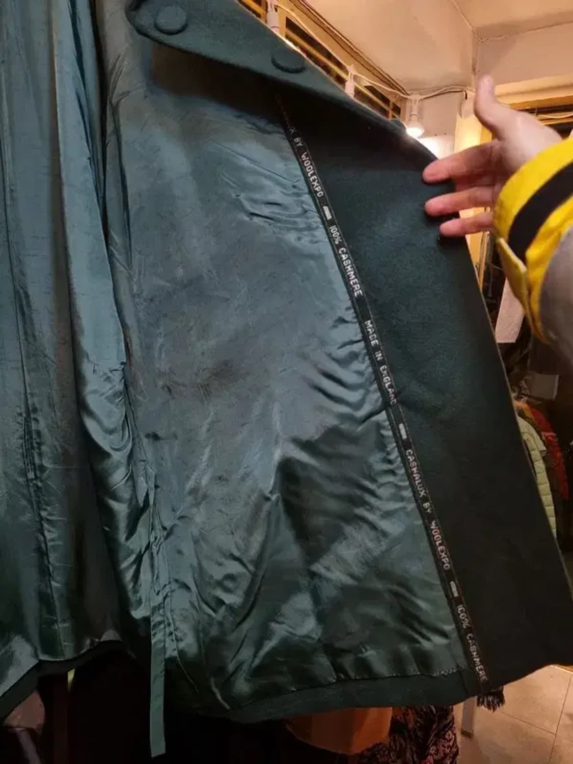 여성 캐시미어 100% 실사이즈 77~88 오버사이즈 코트 상품이미지7