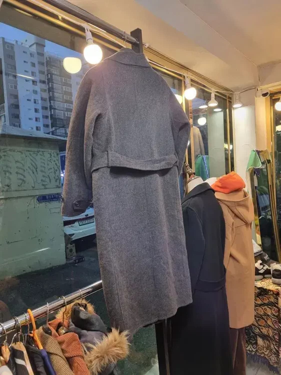 김서룡 실사이즈 66~77 캐시미어 울 혼방 코트 상품이미지3