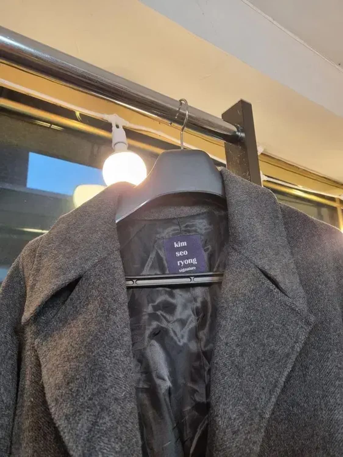 김서룡 실사이즈 66~77 캐시미어 울 혼방 코트 상품이미지4