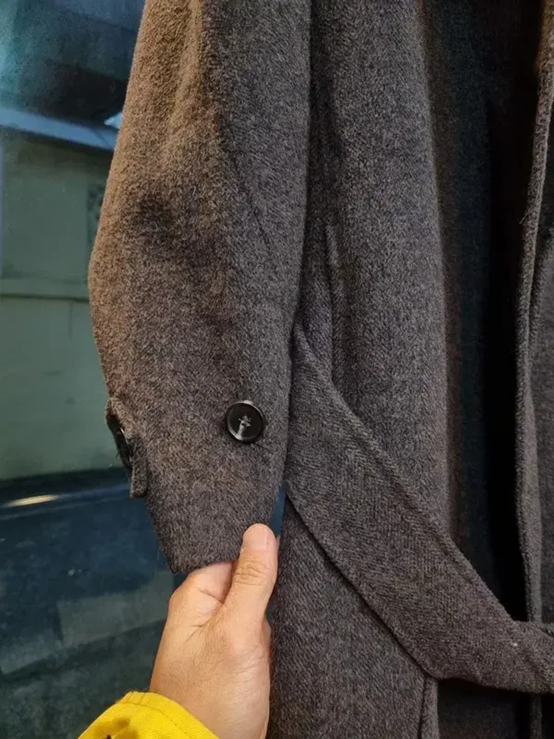 김서룡 실사이즈 66~77 캐시미어 울 혼방 코트 상품이미지5