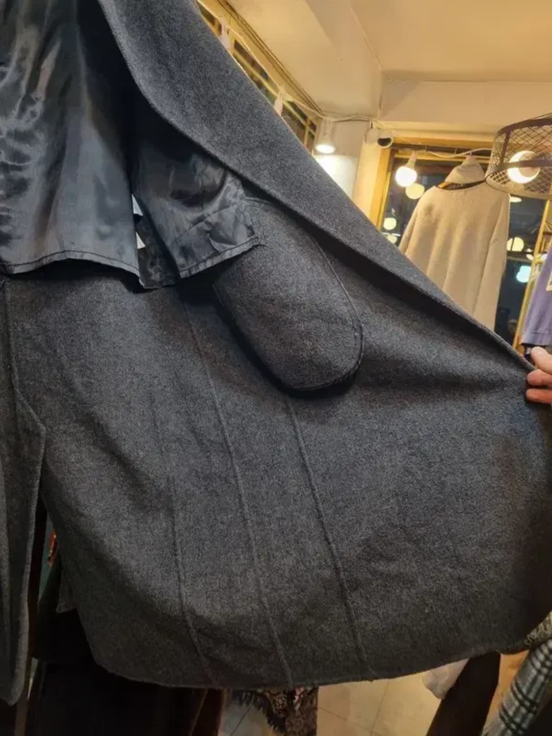 김서룡 실사이즈 66~77 캐시미어 울 혼방 코트 상품이미지6