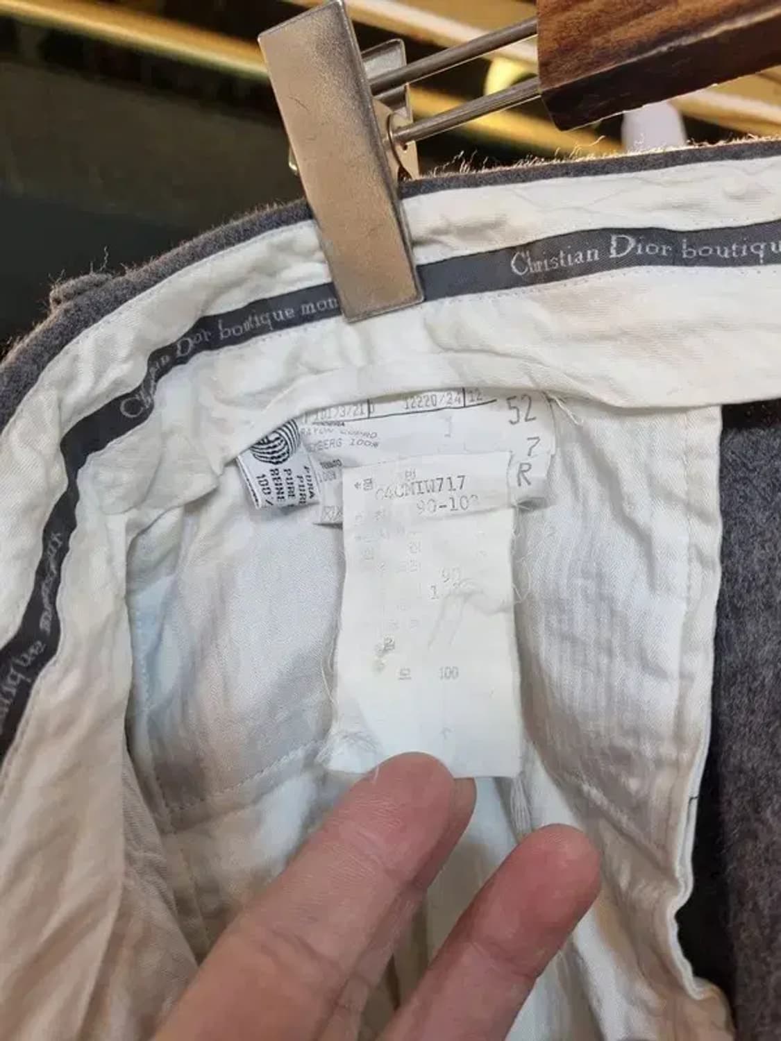 금경 크리스찬디올 실사이즈 95-100 울 100% 수트 상품이미지10