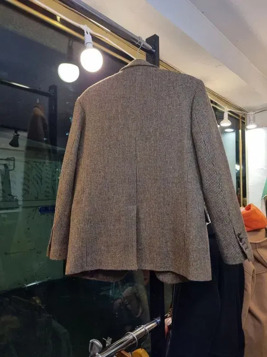 문트위드 실사이즈 55~66 소매 리얼버튼 울 100% 블레이저 상품이미지3