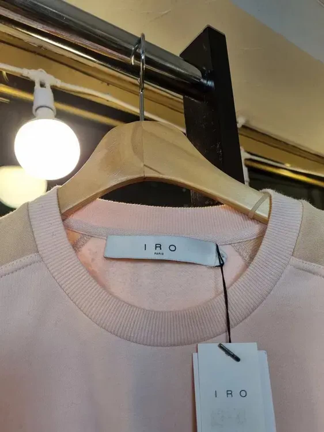 택채새상품 원가 60만 이로 IRO 실사이즈 66 블록컬러 기모맨투맨 상품이미지6