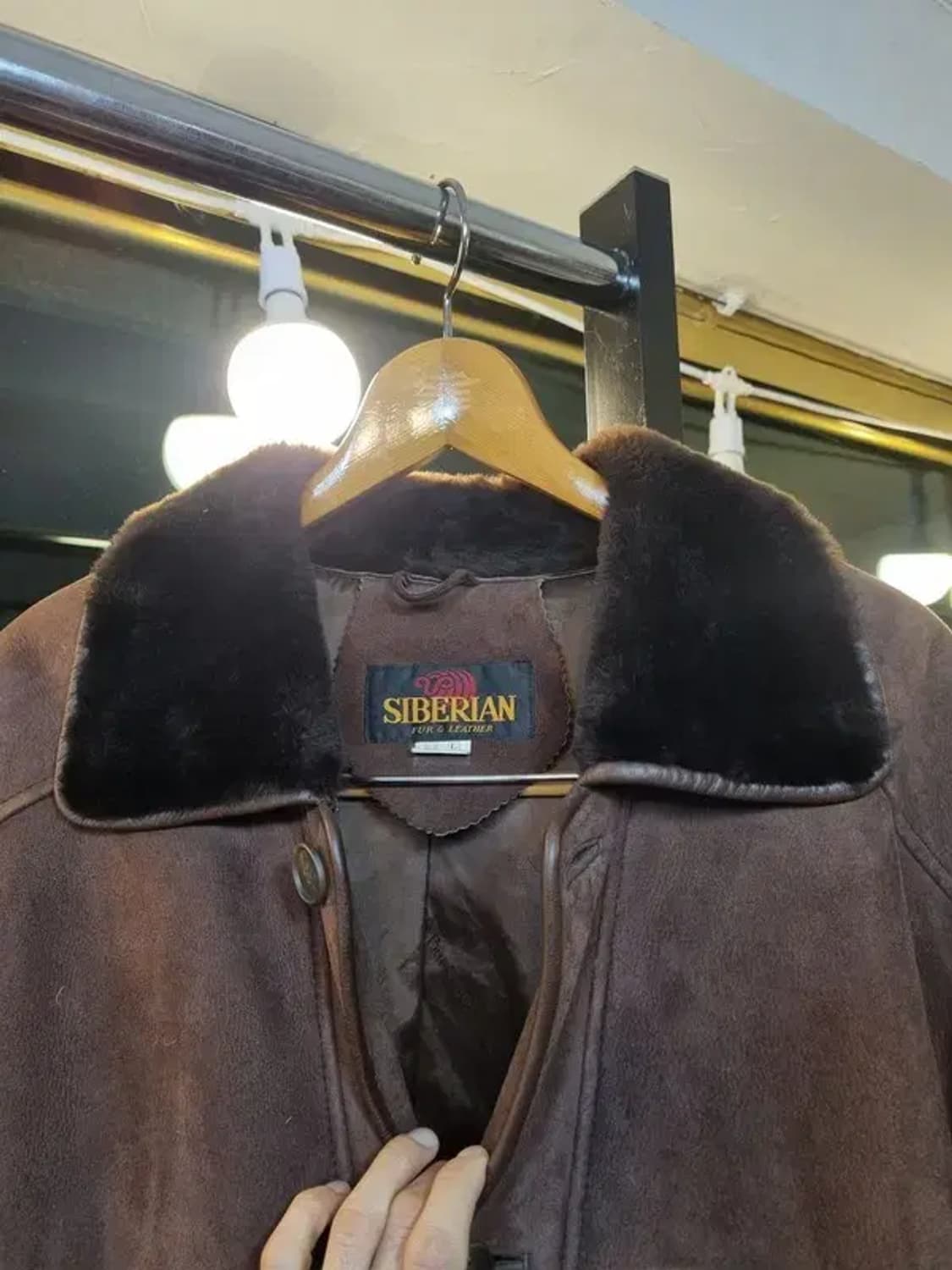 리얼레더 양가죽 양털 시어링 코트 L사이즈 상품이미지6