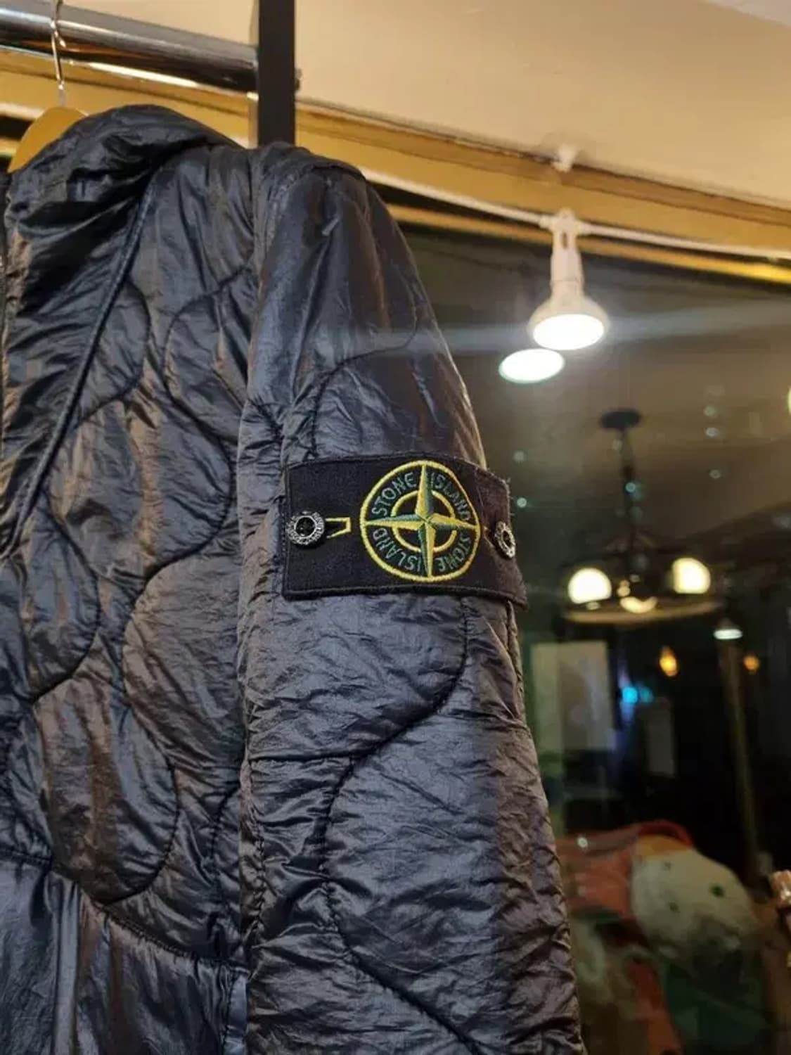 스톤아일랜드 실사이즈 M~L 밀리터리 퀼팅 양면 리버서블 패딩 상품이미지6