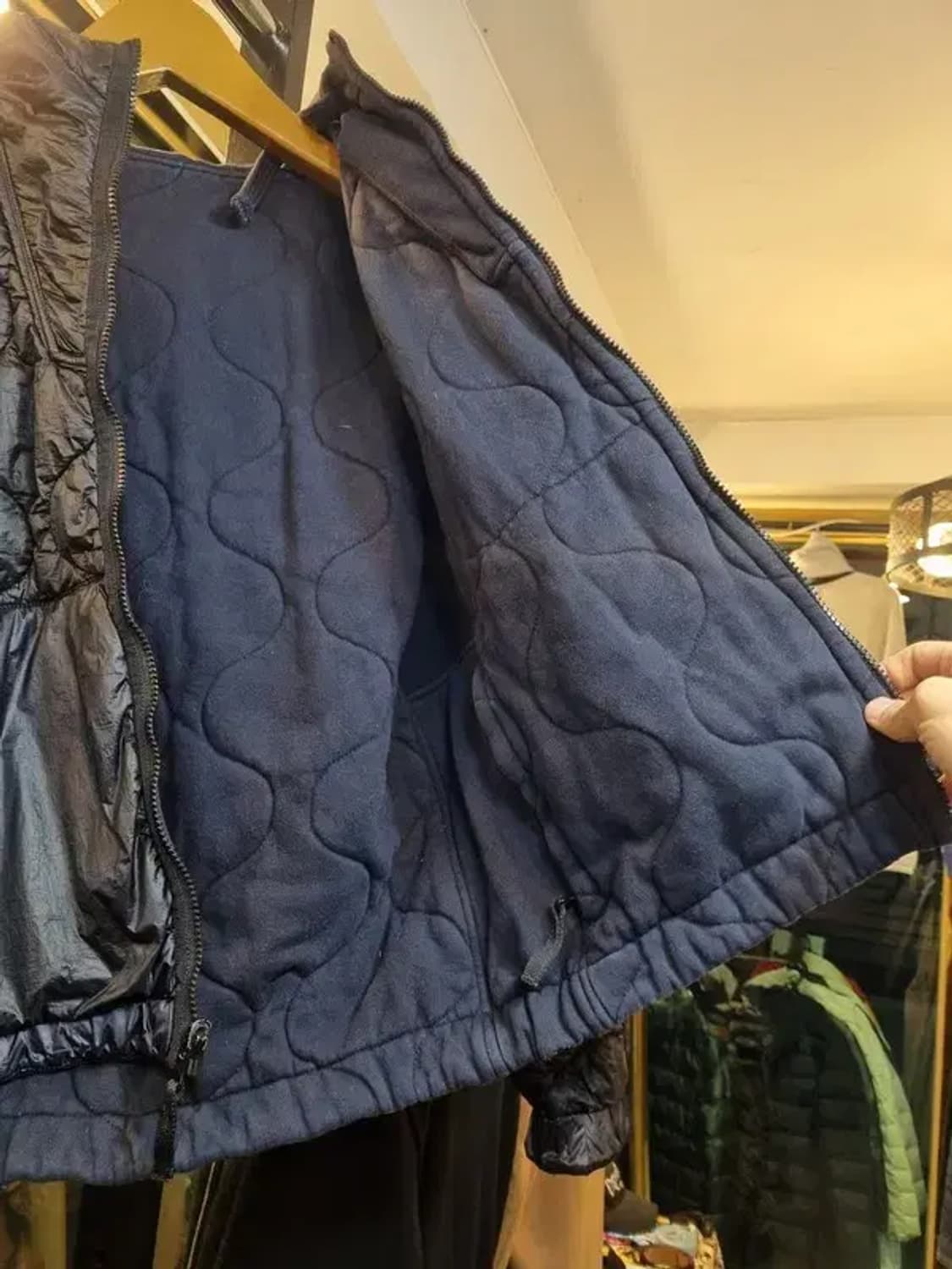 스톤아일랜드 실사이즈 M~L 밀리터리 퀼팅 양면 리버서블 패딩 상품이미지8