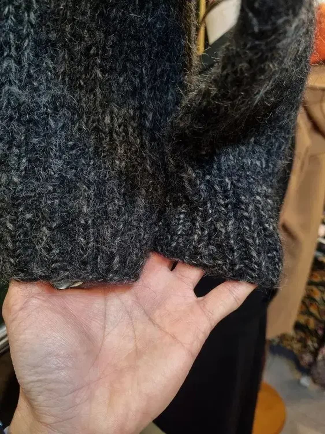 장광효 디자이너 카루소 실사이즈 105 모헤어 혼방 니트 상품이미지5