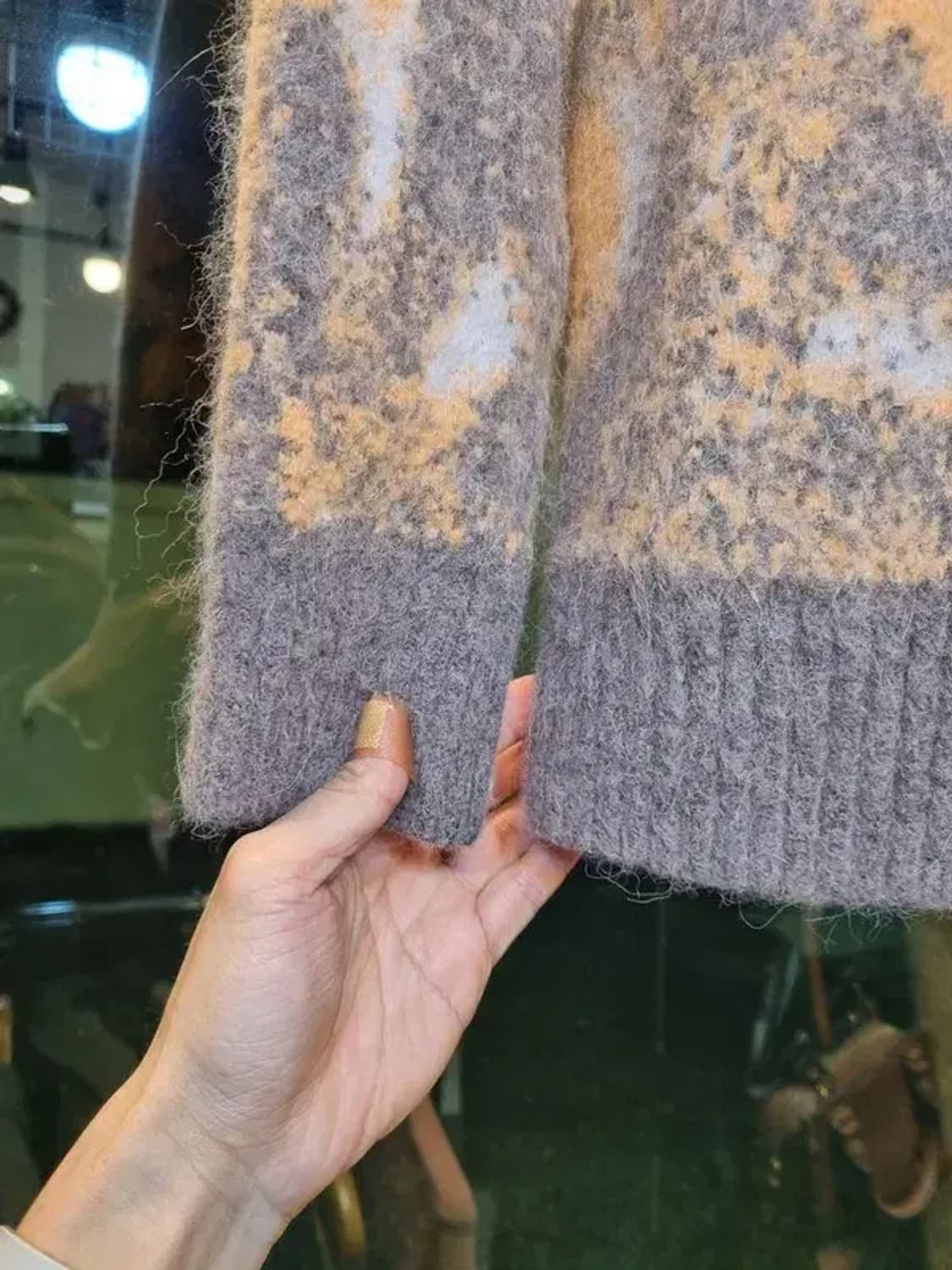 코스 실사이즈 M 알파카 울 혼방 니트 상품이미지4