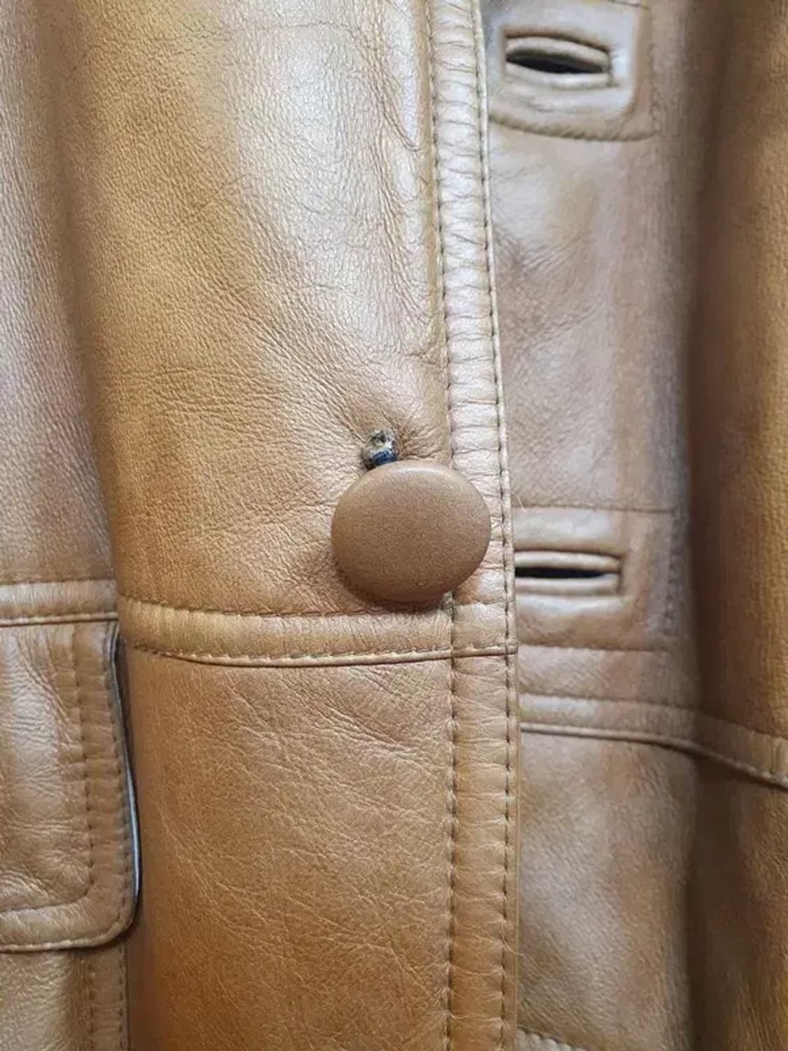 실사이즈 110~115 양가죽 여우털 밍크털 무스탕 시어링자켓 상품이미지5