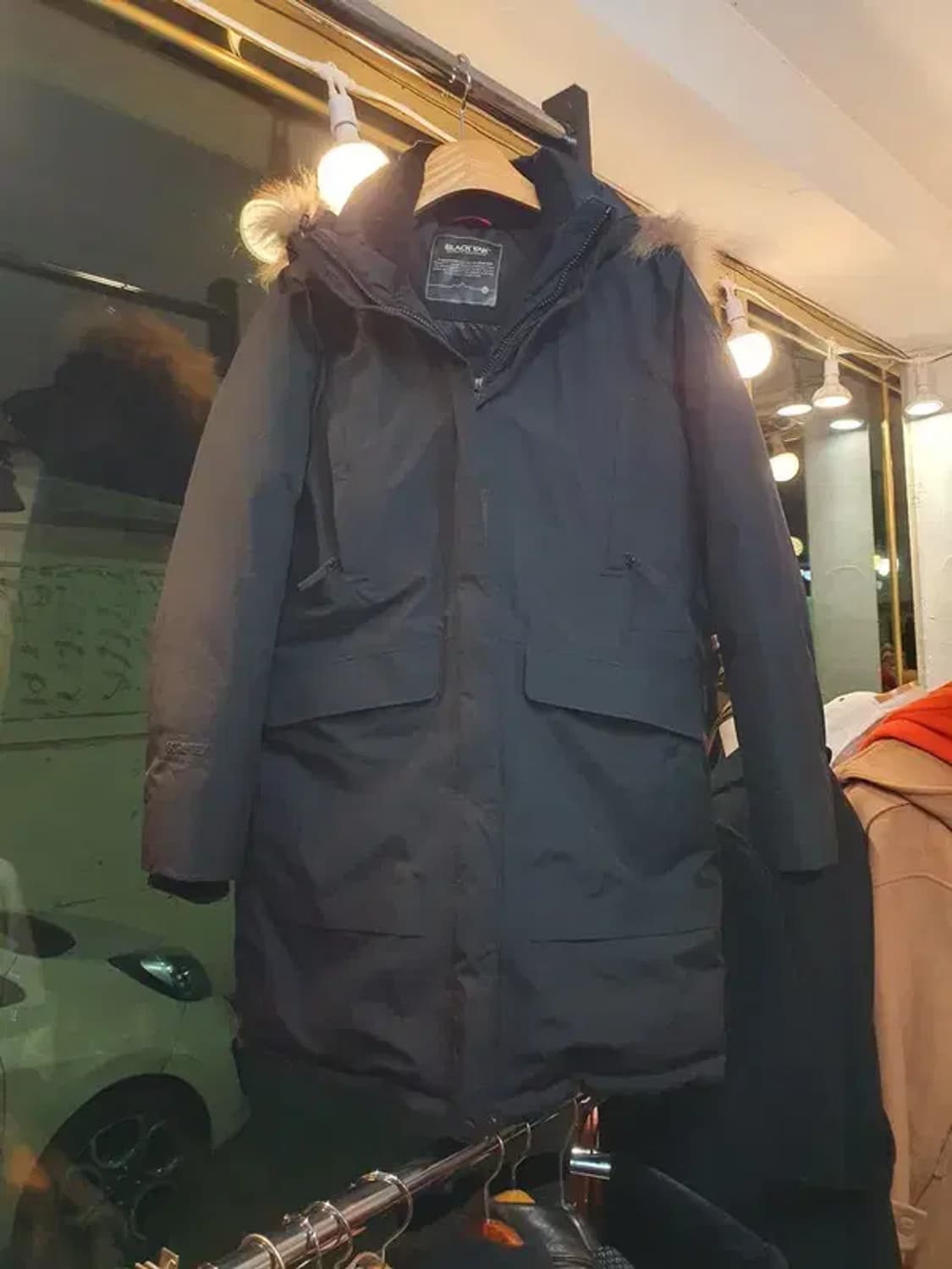 블랙야크 고어텍스 라쿤 퍼 거위털 구스다운 패딩 95사이즈 상품이미지1