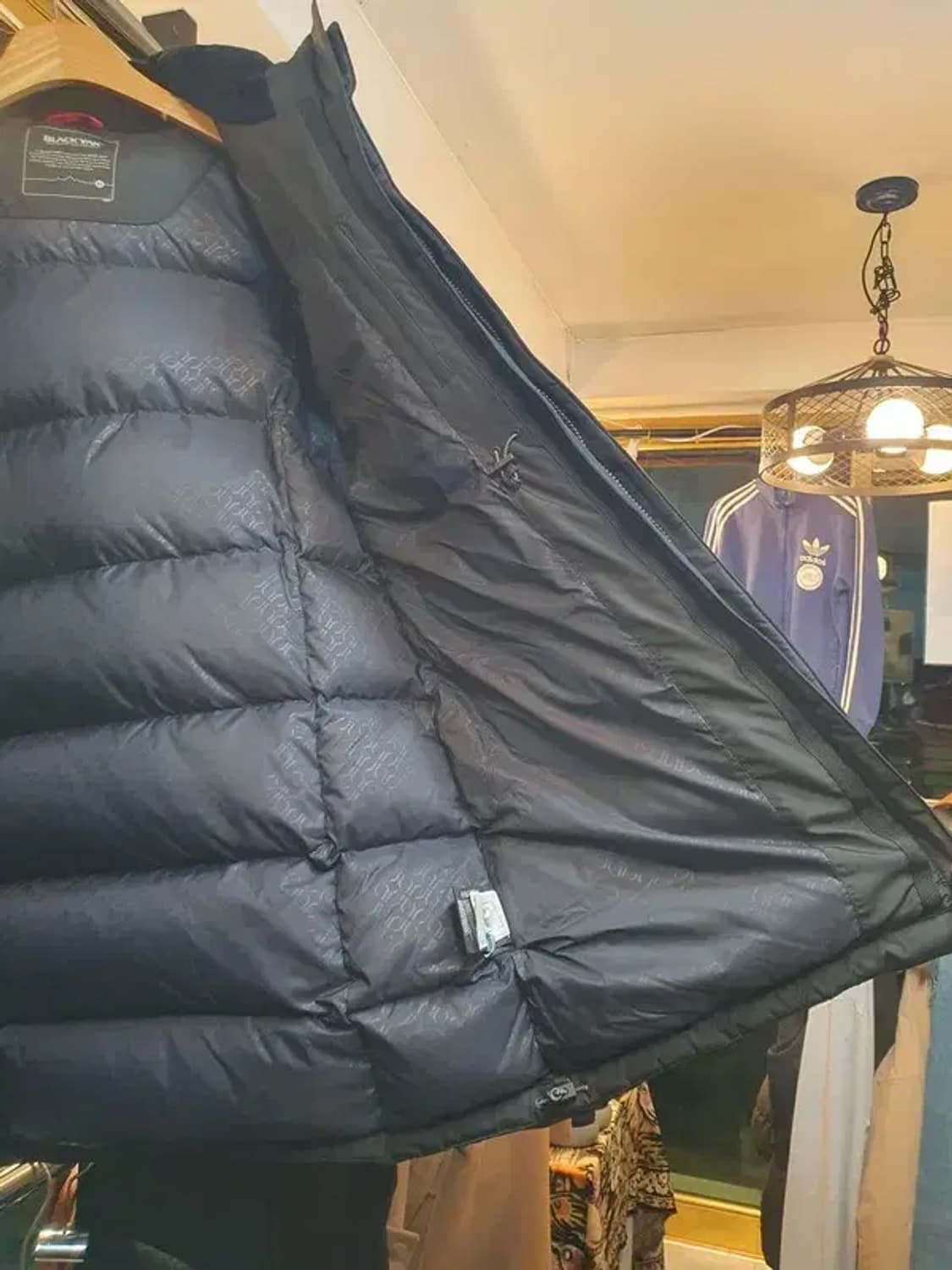 블랙야크 고어텍스 라쿤 퍼 거위털 구스다운 패딩 95사이즈 상품이미지8