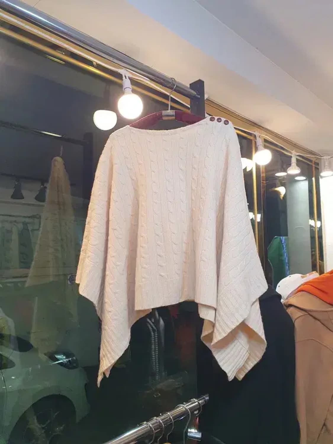 폴로랄프로렌 캐시미어 20% 울 혼방 케이프 망토 상품이미지1