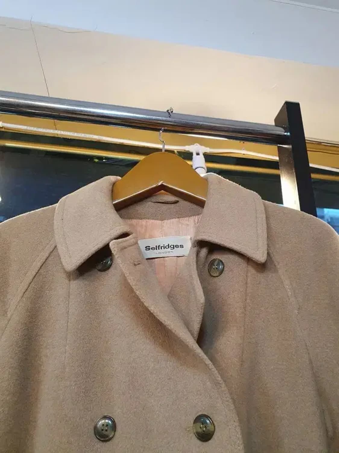 셀프리지 런던 캐시미어 75% 울 롱코트 14사이즈 상품이미지4