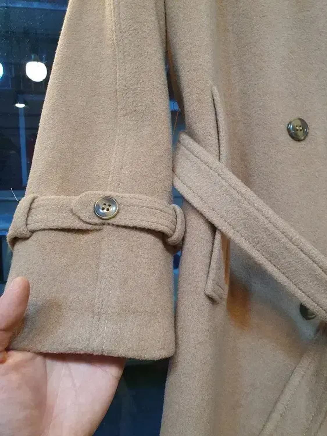 셀프리지 런던 캐시미어 75% 울 롱코트 14사이즈 상품이미지5