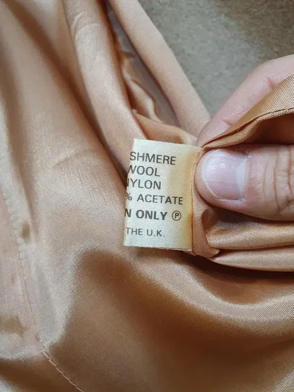 셀프리지 런던 캐시미어 75% 울 롱코트 14사이즈 상품이미지9