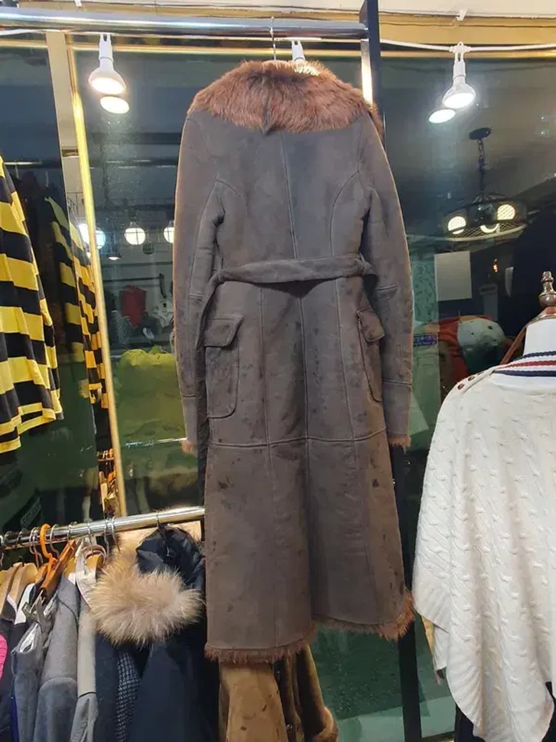 엔리코 코베리 Y2K 락시크 펑크 고스 양가죽 양털 무스탕 상품이미지3