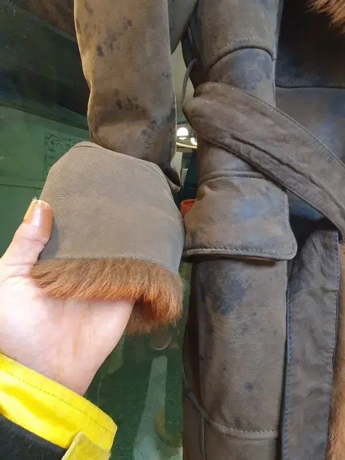 엔리코 코베리 Y2K 락시크 펑크 고스 양가죽 양털 무스탕 상품이미지4