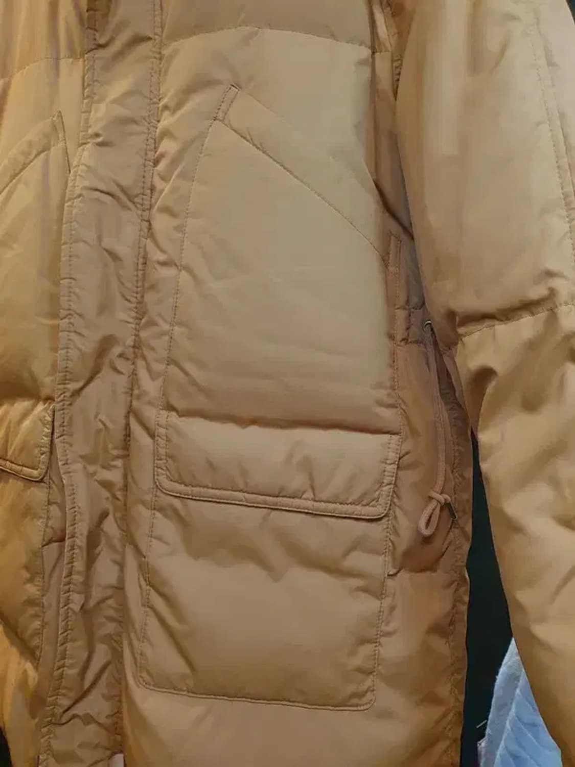 카이아크만 양면 오리털 덕다운 너구리털 패딩 실사이즈 M~L 상품이미지9