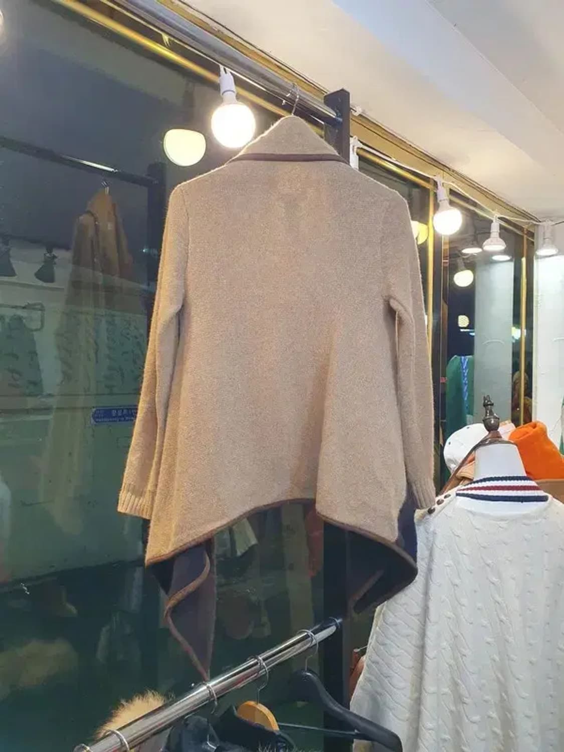 폴로 랄프로렌 울 앙고라 판초 망토 케이프 가디건 M/L사이즈 상품이미지4