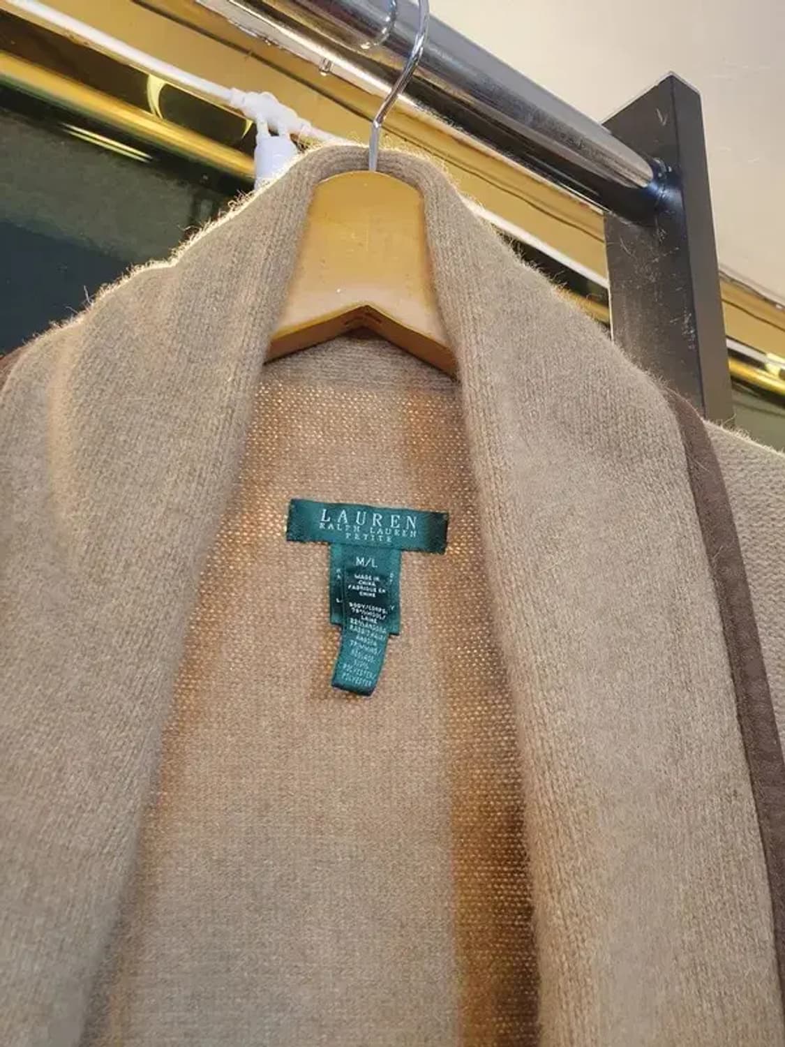 폴로 랄프로렌 울 앙고라 판초 망토 케이프 가디건 M/L사이즈 상품이미지7