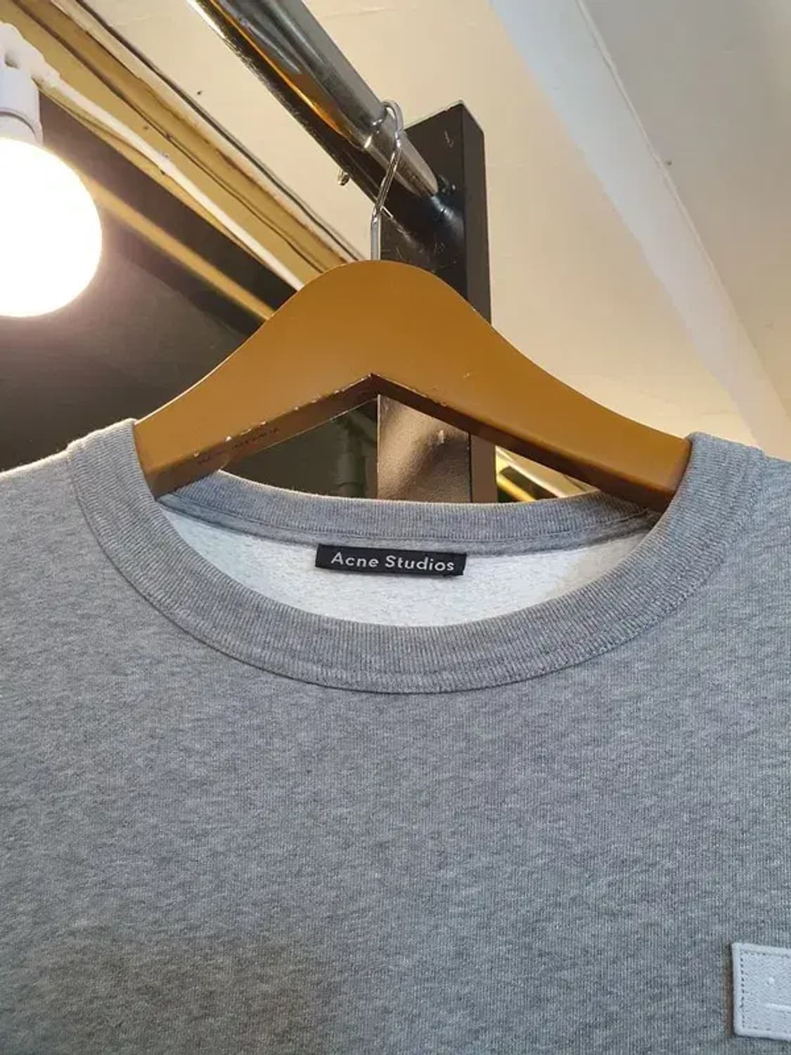 아크네스튜디오 페이스 실사이즈 M~L 페어뷰 기모 맨투맨 상품이미지6