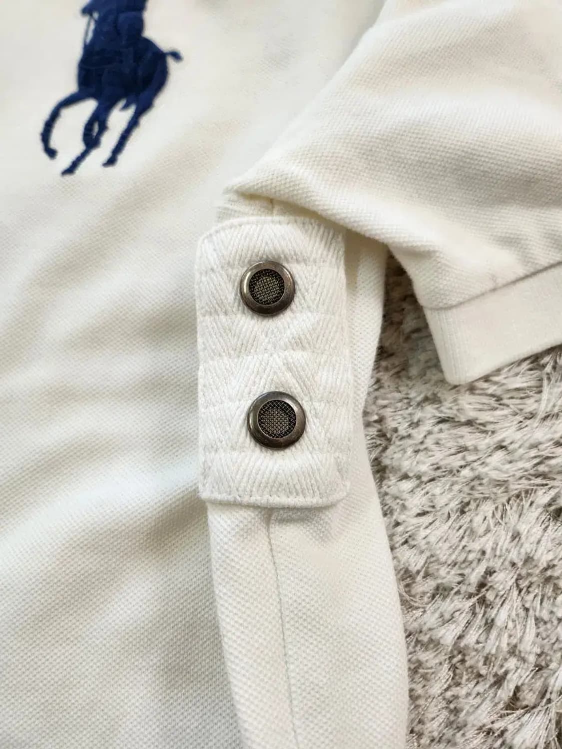 ㅇ폴로 랄프로렌 빅포니 숫자 자수 카라티 럭비티 커스텀핏 정도 S사이즈 상품이미지7