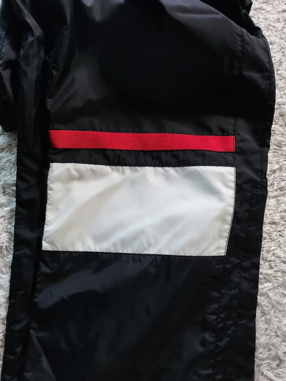 M사이즈 정품 나이키 스우시 자수 로고 바람막이 웜업 팬츠 상품이미지4