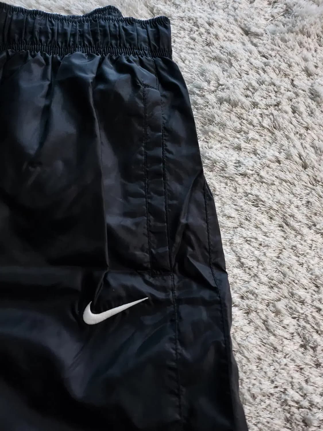 M사이즈 정품 나이키 스우시 자수 로고 바람막이 웜업 팬츠 상품이미지5