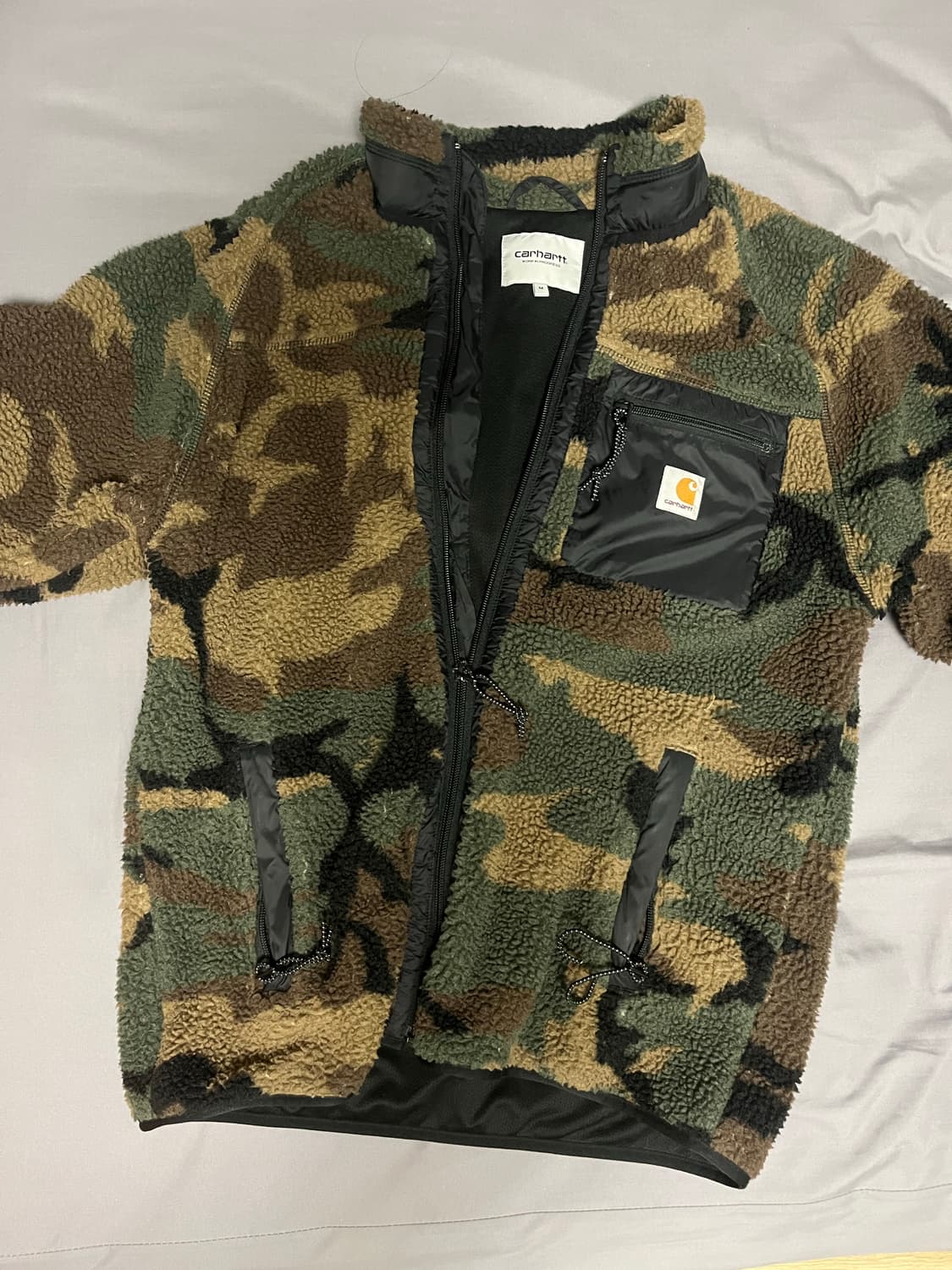 칼하트 카모 후리스 상품이미지1