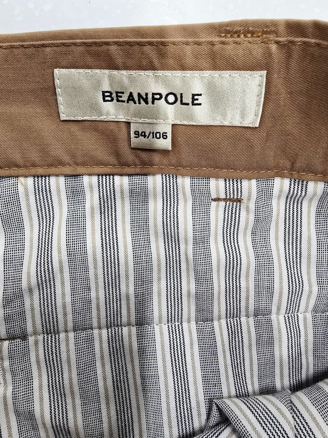 빈폴 브라운 면바지 남성 캐주얼 팬츠 상품이미지5