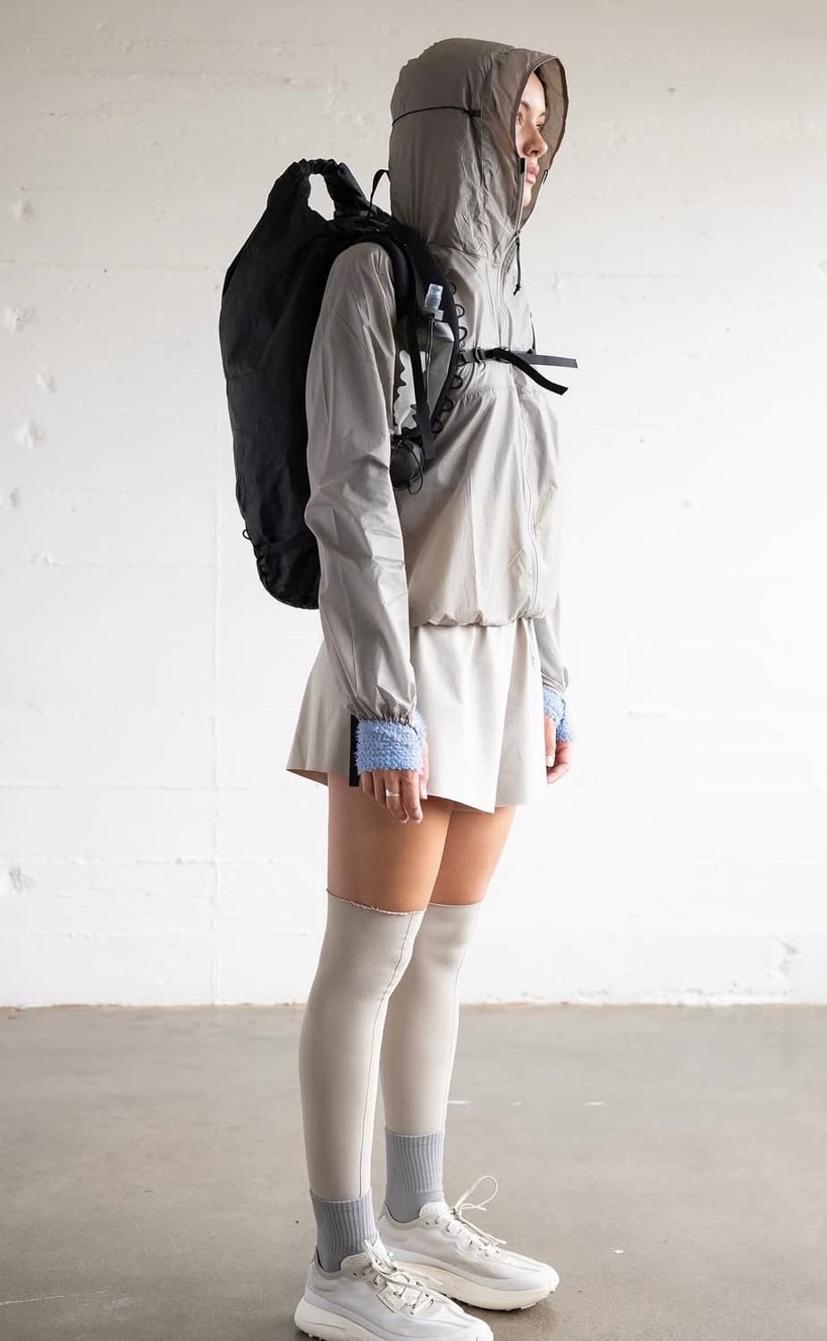 (3-4) 누어 랩 쇼츠 반바지 타우페 상품이미지4